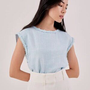 Rulia Tweed Shell Top